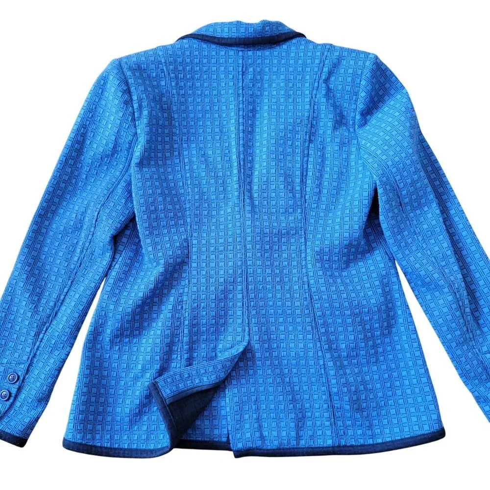CAbi Blue Textured Blazer